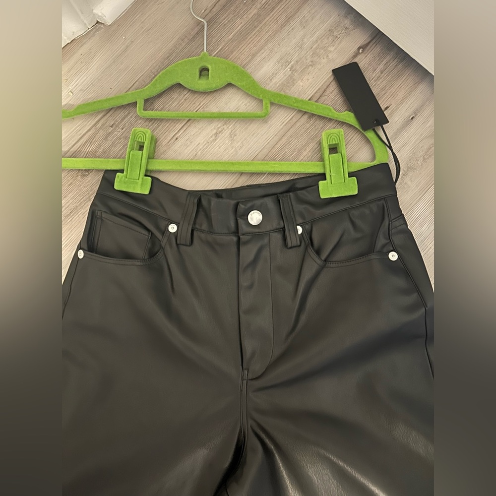 “NEED YOU TONIGHT PANT” leather pants from blanknyc